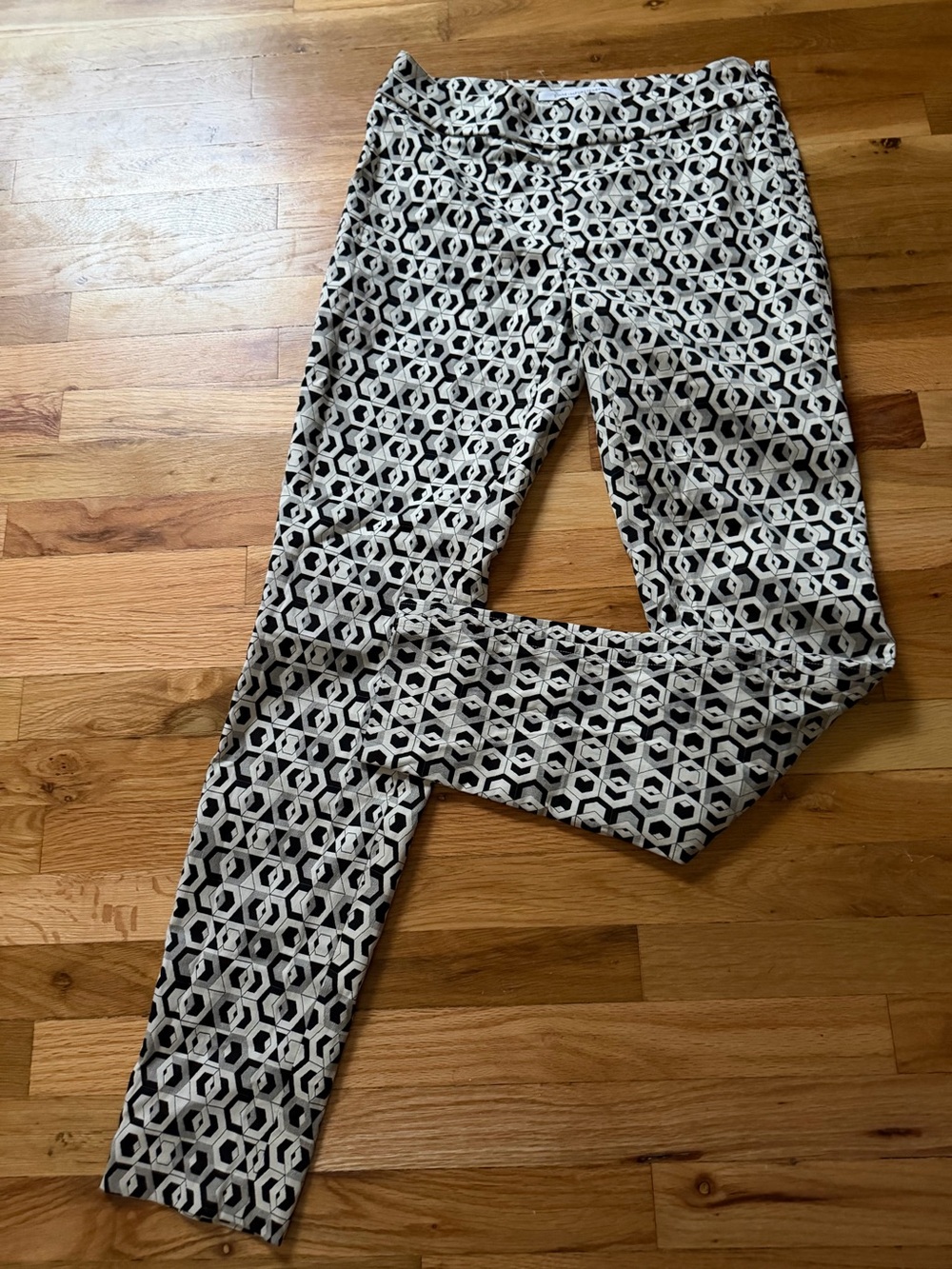 Diane Von Furstenberg Rihanna Hex Jacquard Straight Pants